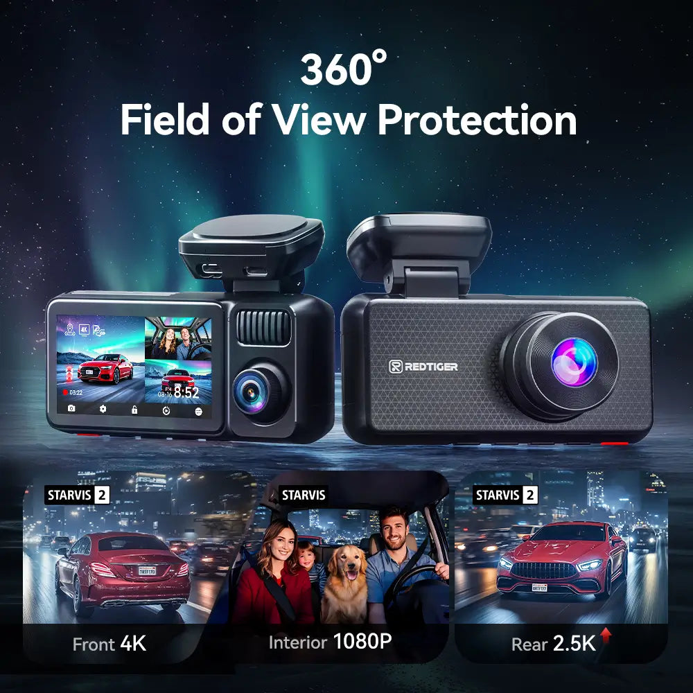 Redtiger F17Elite 3-CH 4K+2.5K+1080P Wifi6 24/7 Ultra-Color Dash Cam easy-product-customizer