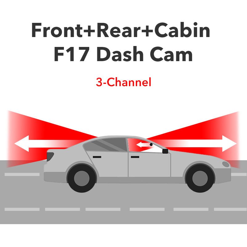 4K Front and Rear Dash Cam For Cars 5G WIFI Car Security Camera F7N Series Hot Sales REDTIGER Dash Cam