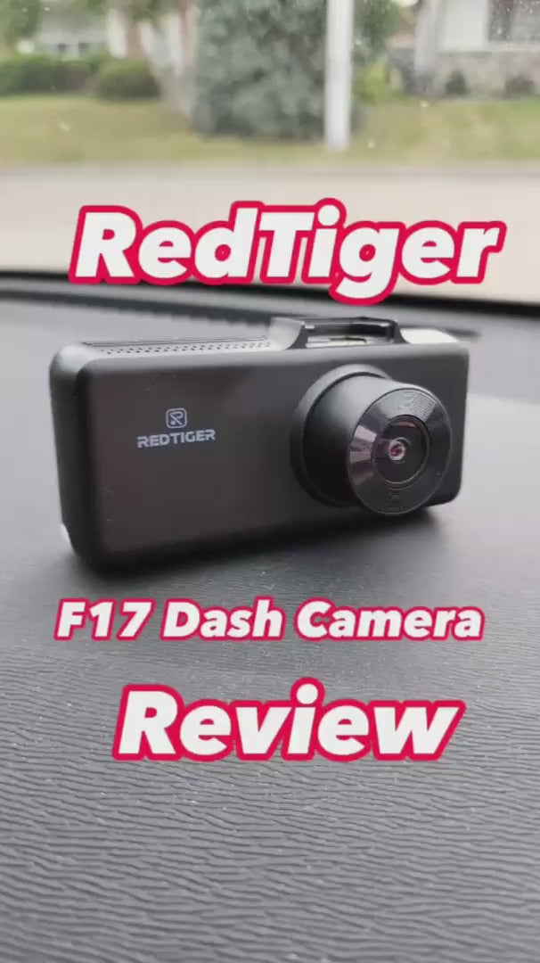 Redtiger F17 4K 3-Channel 5G Wifi Dash Cam