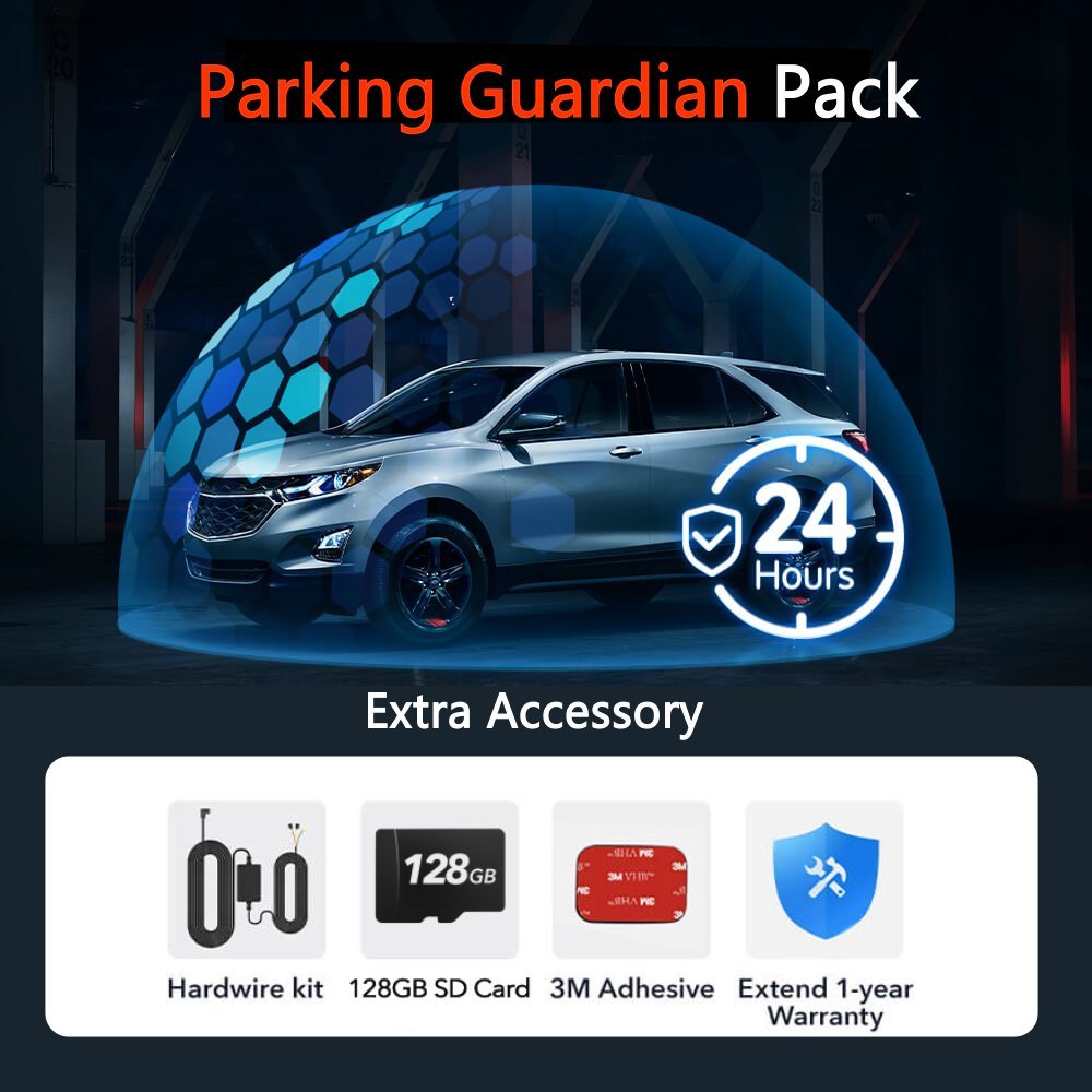 Redtiger T27 4K+2.5K Touchscreen Smart Parking Assist Dash Cam Hot Sales REDTIGER Dash Cam T27 Parking Guardian Pack (20% OFF)  