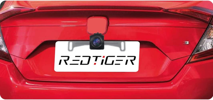 Redtiger Dash Cam Reverse Rear Camera License Plate Bracket Accessories REDTIGER Dash Cam   
