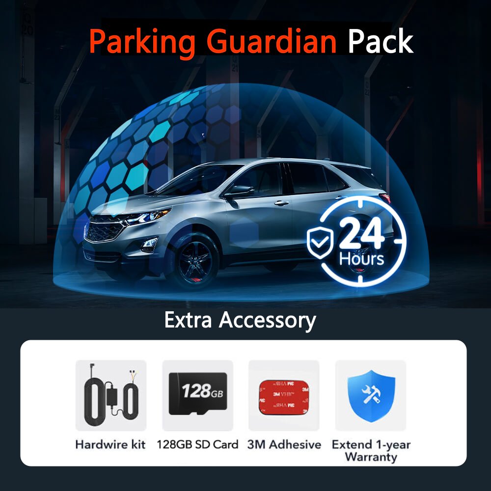 Redtiger F17 4K 3-Channel 5G Wifi Dash Cam Hot Sales REDTIGER Dash Cam F17 Parking Guardian Pack (20% OFF)  