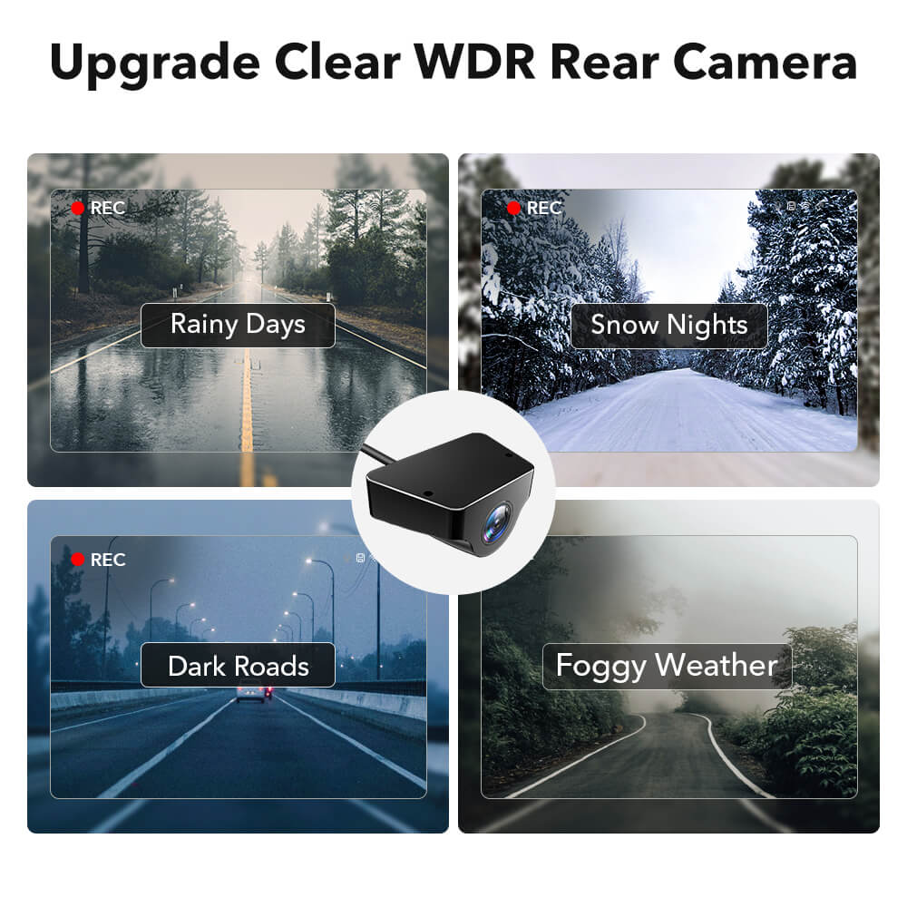 4K Front and Rear Dash Cam For Cars 5G WIFI Car Security Camera F7N Series Hot Sales REDTIGER Dash Cam
