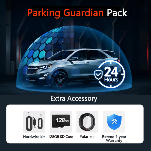 F7NP 4K WIFI Front and Rear Dash Cam Hot Sales REDTIGER Dash Cam F7NP Parking Guardian Pack (20% Extra OFF)