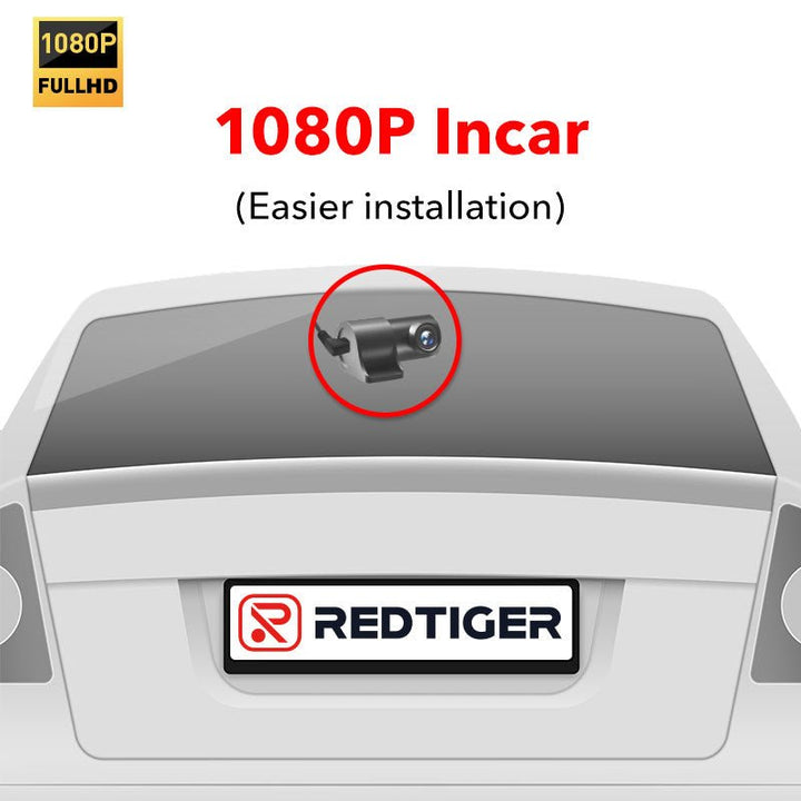 Redtiger In-Car 1080P Rear Back Up Camera For F7N/F17/F9 - REDTIGER Official