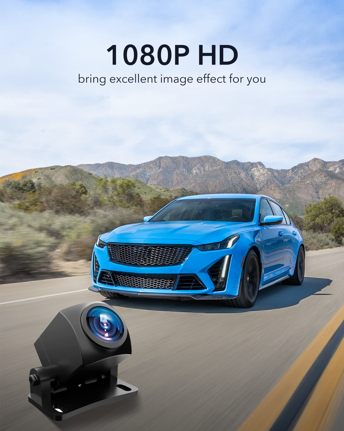 Redtiger Outside Waterproof 1080P Back Up Rear Camera