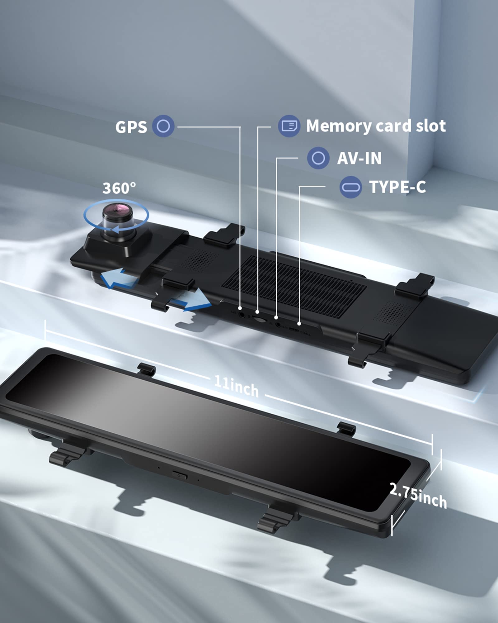 Redtiger T27 4K+2.5K Touchscreen Smart Parking Assist Dash Cam Hot Sales REDTIGER Dash Cam   