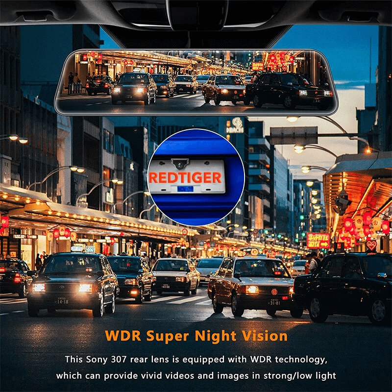 Redtiger WDR Rear Camera Accessories REDTIGER Dash Cam   